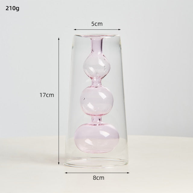 Bubbly Glazen Vazen