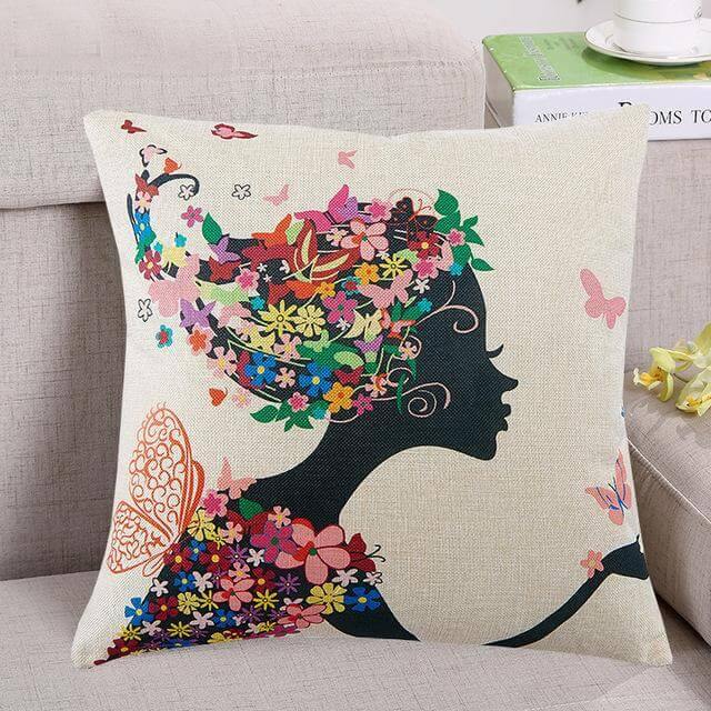 Decoratieve Boom Gedrukte Thuis Schattige Kussenhoezen | Interieur Nest