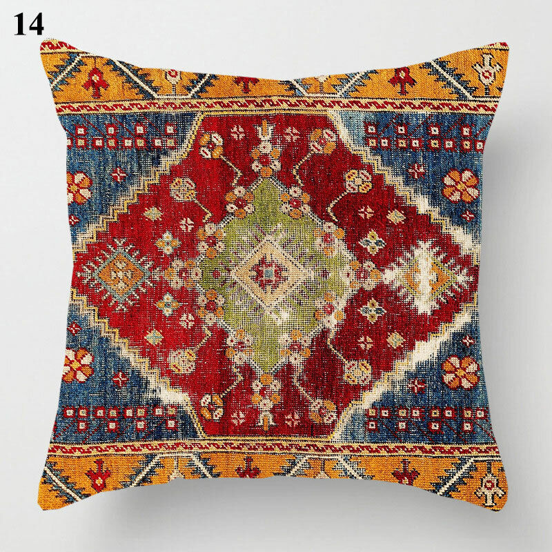 Etnisch Boho Mandala Print Sierkussenhoes Sofa Kussen Cover Huisdecoratie Interieur Nest