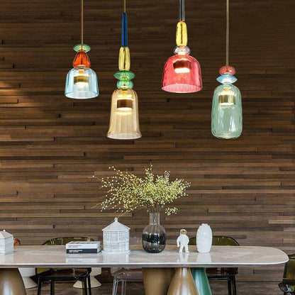 Stijlvolle gekleurde plafondlamp - Sofia