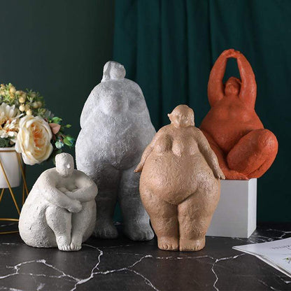 Zelfverzekerde Damesfiguren